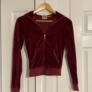 Vintage Maroon Juicy Couture Jacket